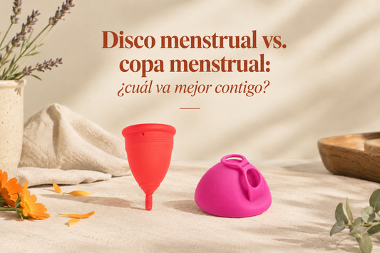 Disco menstrual vs. copa menstrual: ¿cuál va mejor contigo?